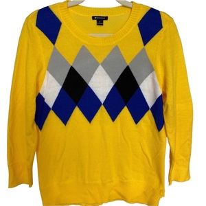 I ❤️ Ronson Argyle Sweater